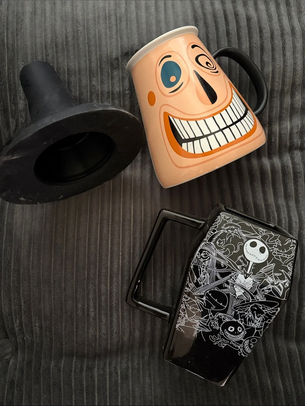 NBC nightmare before Christmas Face Ceramic Mug set